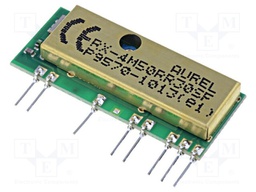 Module: RF; AM receiver; AM,ASK; 433.92MHz; -106dBm; 5VDC; 3mA