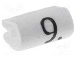 Markers for cables and wires; Label symbol: 9; 1.5÷2mm; PVC