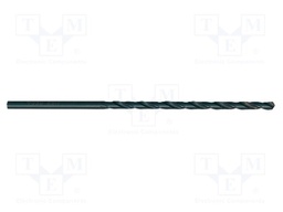 Drill bit; for metal; Ø: 5mm; L: 132mm; high speed steel; long