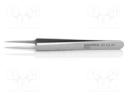 Tweezers; 110mm; Blades: straight,narrowed