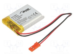 Re-battery: Li-Po; 3.7V; 1200mAh; cables,JST SYP-02T-1 socket