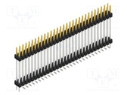Connector: pin strips; pin header; male; PIN: 60; 2.54mm; SMT; 2x30