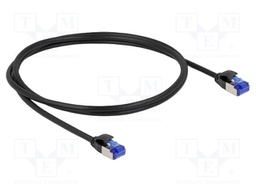 Patch cord; S/FTP; Cat: 6a; RJ45 plug,both sides; 1m; LSZH,TPE