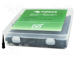 Needle: plastic; 1.25"; Size: 22; straight,conical; 0.41mm