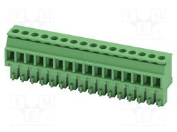PCB connector, nominal cross section: 1.5 mm?, color: green,