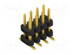Connector: pin strips; pin header; male; PIN: 8; 2mm; SMT; 2x4; 100V