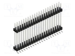 Connector: pin strips; pin header; male; PIN: 42; 2.54mm; SMT; 2x21
