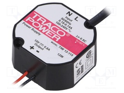 Power supply: switched-mode; volatage source; 12W; Ø50.2x23.6mm