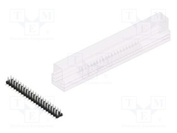 Connector: pin strips; pin header; male; PIN: 42; 2.54mm; SMT; 2x21