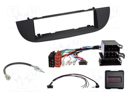 Adapter for control from steering wheel; Fiat; DIN,ISO; black