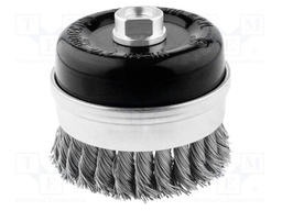 Tool accessories: cup brush; steel; 65mm; Thread: M14