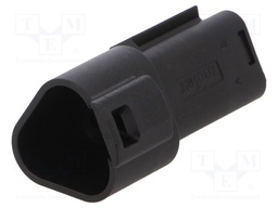 Connector: automotive; ML-XT; plug; male; Size: 16; PIN: 3; IP69K