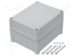 Enclosure: multipurpose; X: 191mm; Y: 240mm; Z: 147mm; TEMPO; ABS