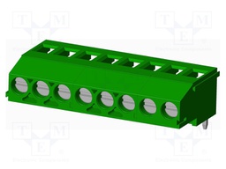 Connector: PCB terminal block; terminal; Plating: tinned; on PCBs