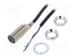 Sensor: inductive; Output conf: PNP / NO; 0÷12mm; 10÷30VDC; M18