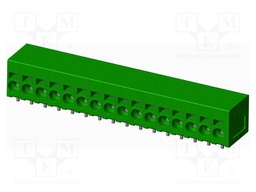 Connector: PCB terminal block; terminal; Plating: tinned; on PCBs