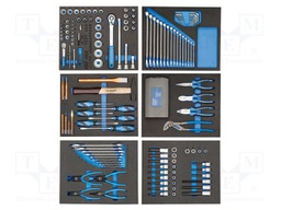 Kit: general purpose; tool trolley; 190pcs.