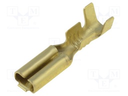 Terminal: flat; 2.8mm; 0.5mm; female; 0.5÷1mm2; crimped; for cable