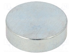 Magnet: permanent; samarium, cobalt; 150N; Ø: 25mm; H: 7mm; steel
