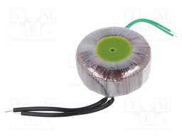Transformer: toroidal; 50VA; 230VAC; 36V; 1.38A; 0.7kg; Ø: 78mm; IP00