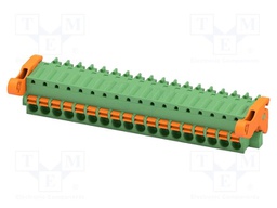 PCB connector, nominal cross section: 1.5 mm2, color: green,