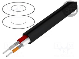 Wire: AV; Outside insul.material: PVC; OFC,tinned; black; 2; S-VHS