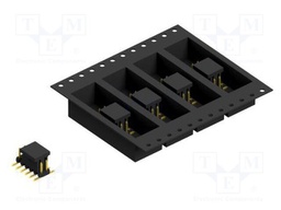 Connector: pin strips; pin header; male; PIN: 12; 2mm; SMT; 2x6; 100V