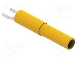 Adapter; yellow; 60VDC; 36A; 41mm; Type: non-insulated; 30VAC