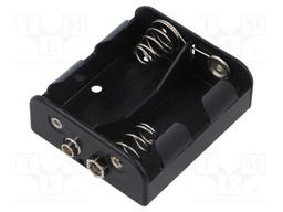 Holder; C,R14; Batt.no: 2; 6F22 type; black