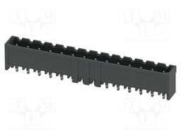 PCB headers, nominal cross section: 2.5 mm2, color: black, n