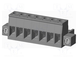 Connector: pluggable terminal block; plug; female; straight; grey