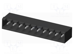 Connector: pluggable terminal block; socket; male; on PCBs