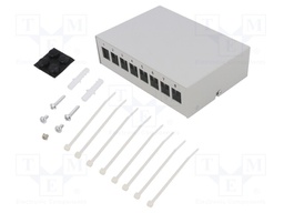 Case; surface-mounted; Number of ports: 8