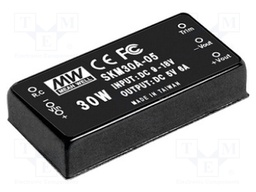 Converter: DC/DC; 30W; Uin: 18÷36V; 5VDC; Iout: 6A; 2"x1"; 31.2g