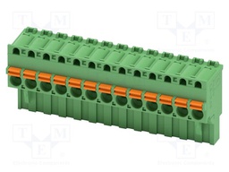 PCB connector, nominal cross section: 2.5 mm?, color: green,