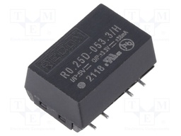 Converter: DC/DC; 0.25W; Uin: 4.5÷5.5V; Uout: 3.3VDC; Uout2: -3.3VDC