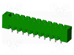 Connector: pluggable terminal block; socket; male; straight; THT