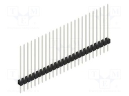 Connector: pin strips; pin header; male; PIN: 25; 2.54mm; THT; 1x25