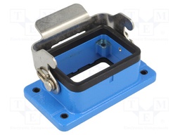 Enclosure: for Han connectors; Han Ex; size 6B; with latch
