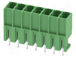 PCB headers, nominal cross section: 4 mm?, color: green, nom