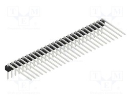 Connector: pin strips; pin header; male; PIN: 26; 2.54mm; THT; 1x26