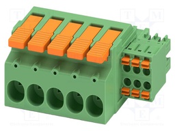 PCB hybrid connector, nominal cross section: 6 mm?, color: g
