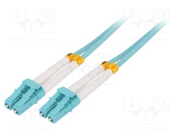 Connector: fiber optic; patchcord; multi mode duplex (MM); male