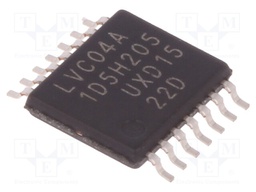 IC: digital; inverter; Channels: 6; SMD; TSSOP14; Series: LVC