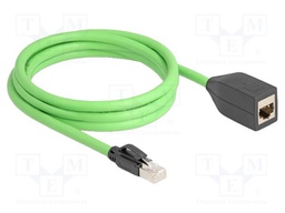 Extender Ethernet; SF/UTP; Cat: 6a; RJ45 socket,RJ45 plug; Cu; 2m