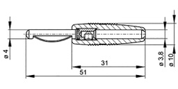 Connector: 4mm banana; plug; 16A; 60VDC; green; non-insulated; 3mΩ