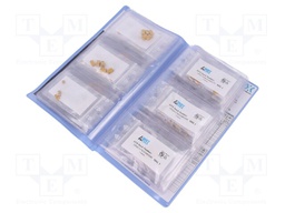 Kit: capacitors; No.of val: 28; SMD; Capacitor: tantalum