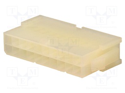 Plug; wire-wire; male; N42G; 4.2mm; PIN: 20; 600V; Locking: latch
