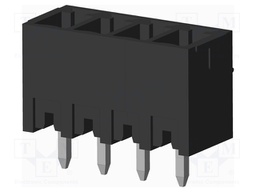 Connector: pluggable terminal block; socket; male; on PCBs