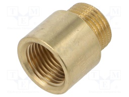 Male-female,round; max.6bar@<90°C,max.16bar@10°C÷30°C; 20mm